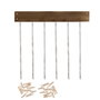 Hanah Home Raf288 Estantería de Pared de Madera Maciza